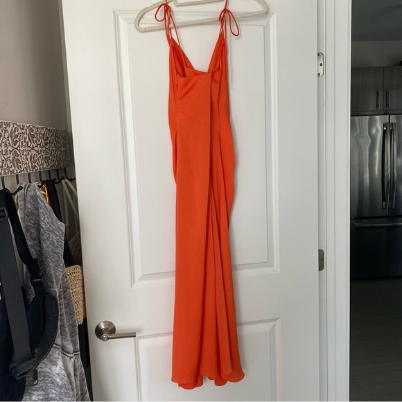 Sandro V-neck MIDI Dress size 40 - Picture 8 of 10